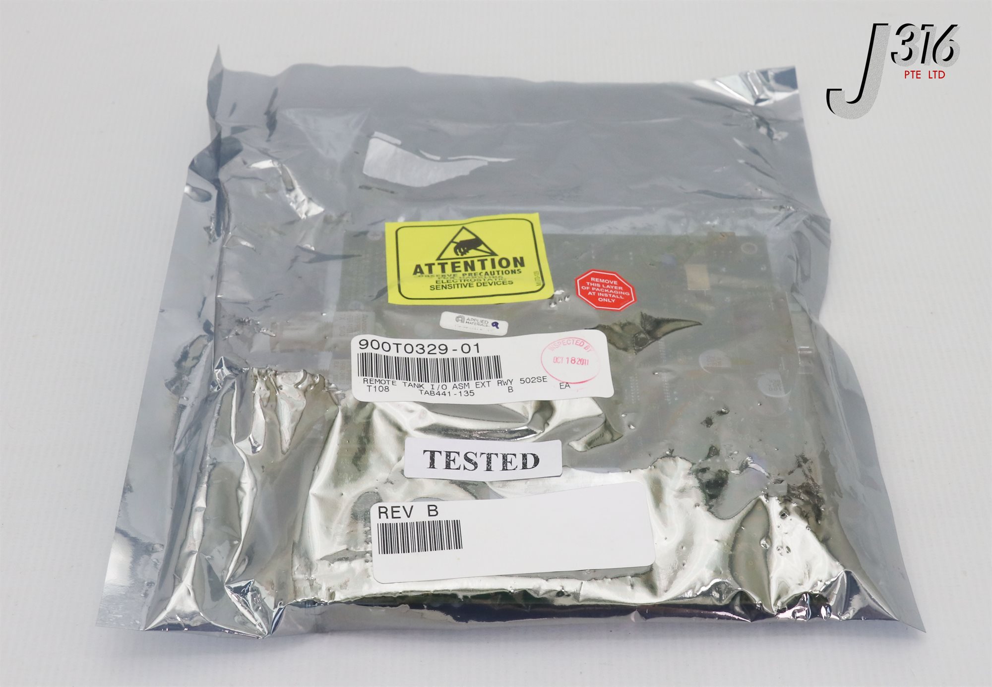 24551 APPLIED MATERIALS SEMITOOL REMOTE TANK I/O ASM EXT RWY 502SE